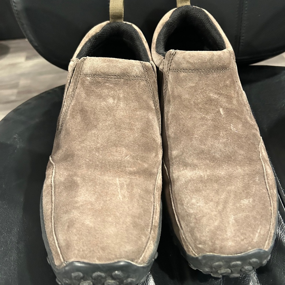 Men's Casual Suede Loafers in Brown